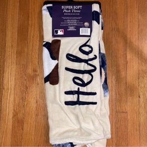 NY Yankees fall plush blanket brand new